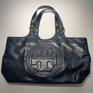 Tory Burch Black Leather Tote